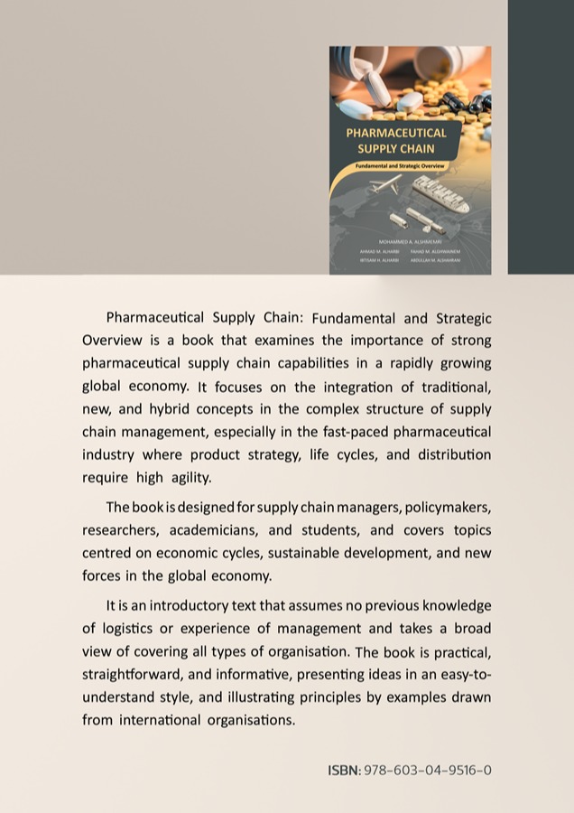 PHARMACEUTICAL SUPPLY CHAIN: Fundamental and Strategic Overview