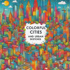 Colorful Cities and Urban Sketches: A Coloring Book of Cities and Scenes